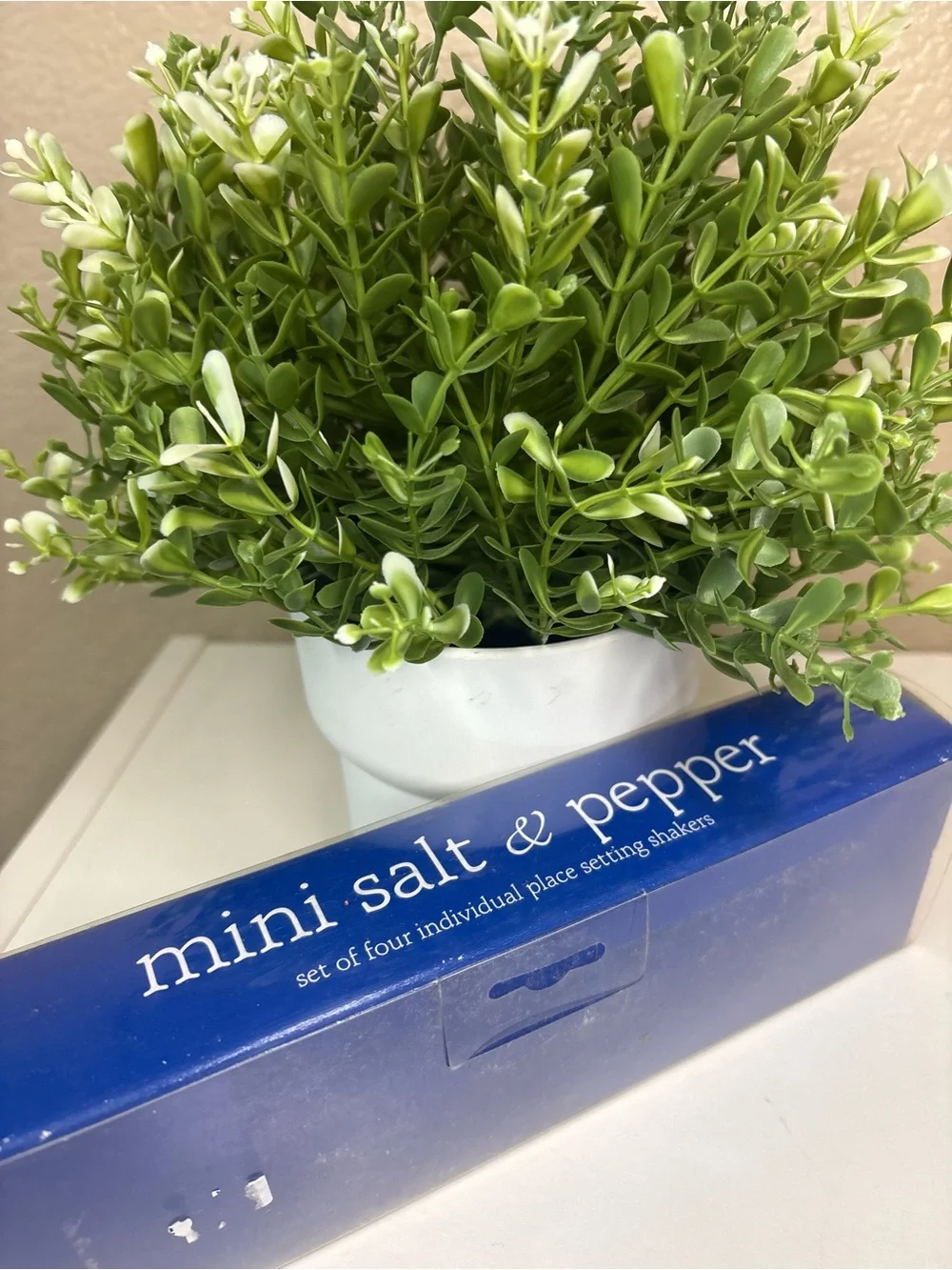 Mini Salt & Pepper Set - Colorful Ceramic Place Setting Shakers